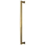 M Marcus Heritage Brass Door Pull Handle Deco Design 457mm length
